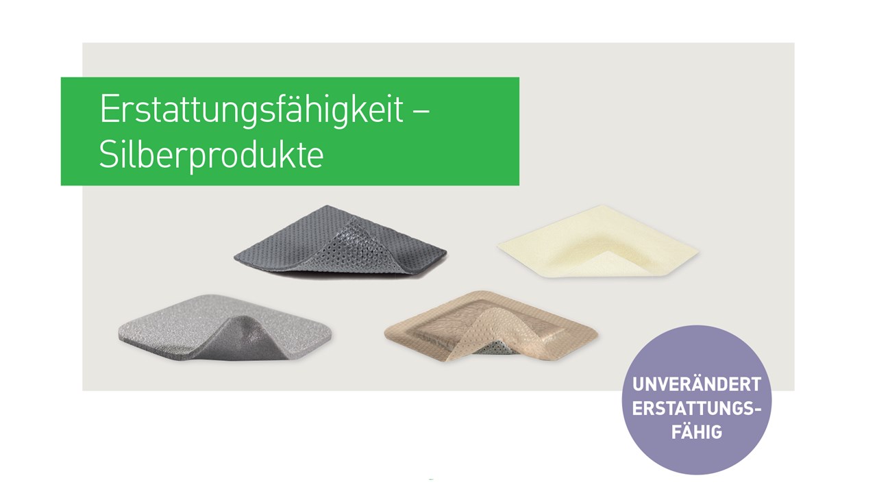 Erstattungsfähigkeit - Silberprodukte